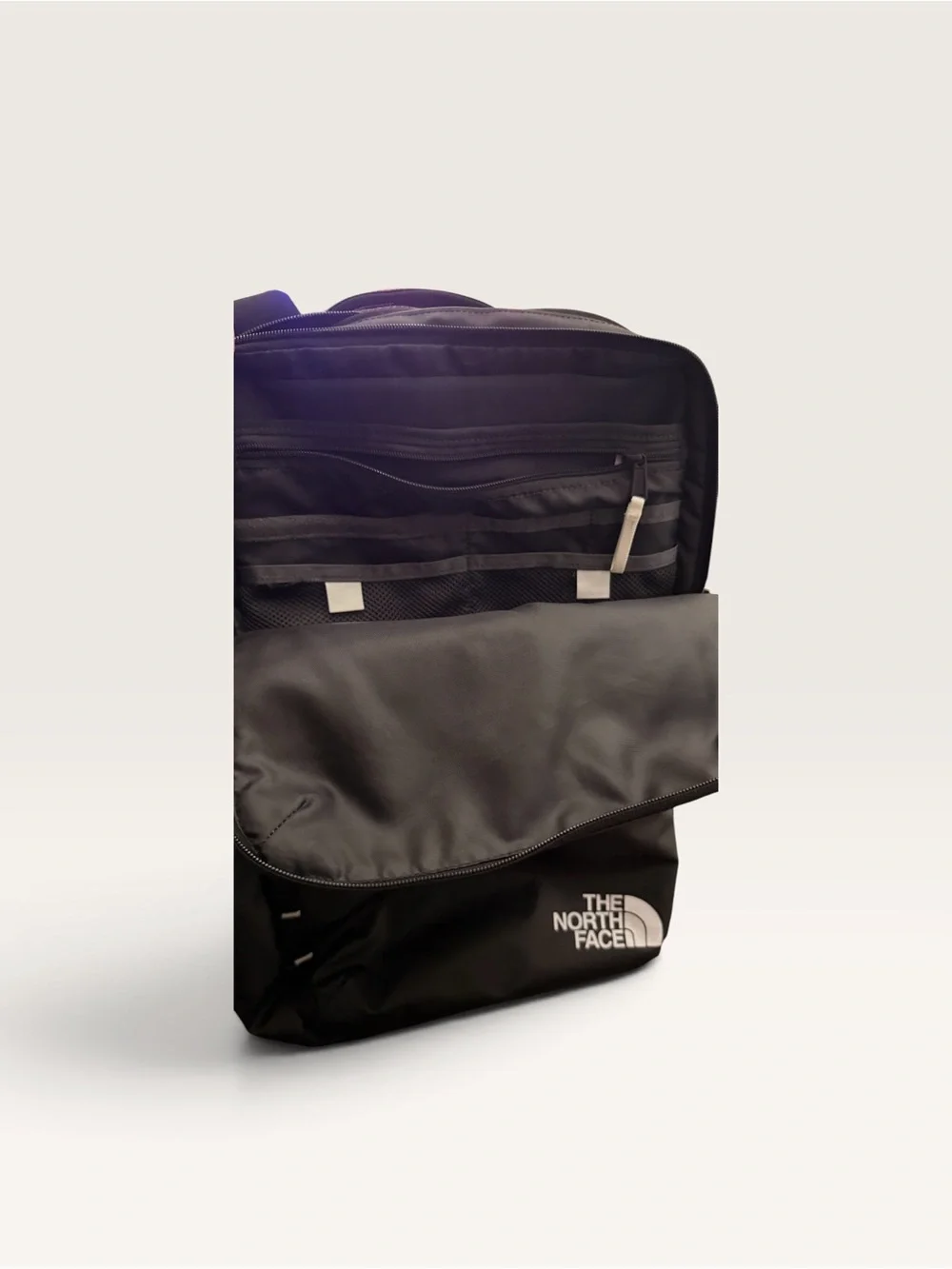 The North Face Black Utility Backpack with Front Zip Pocket